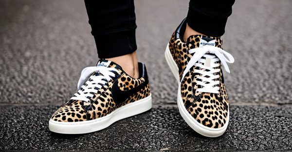 Découvrez les sneakers à imprimé léopard qui font sensation